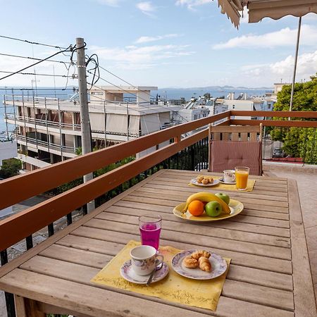 Sea View Apartment 100M From The Beach Saronida Zewnętrze zdjęcie